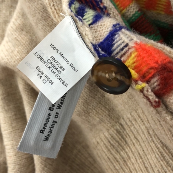 BEAUTIFUL AZTEC 100% MERINO WOOL WALLACE CARDIGAN - Picture 5 of 5